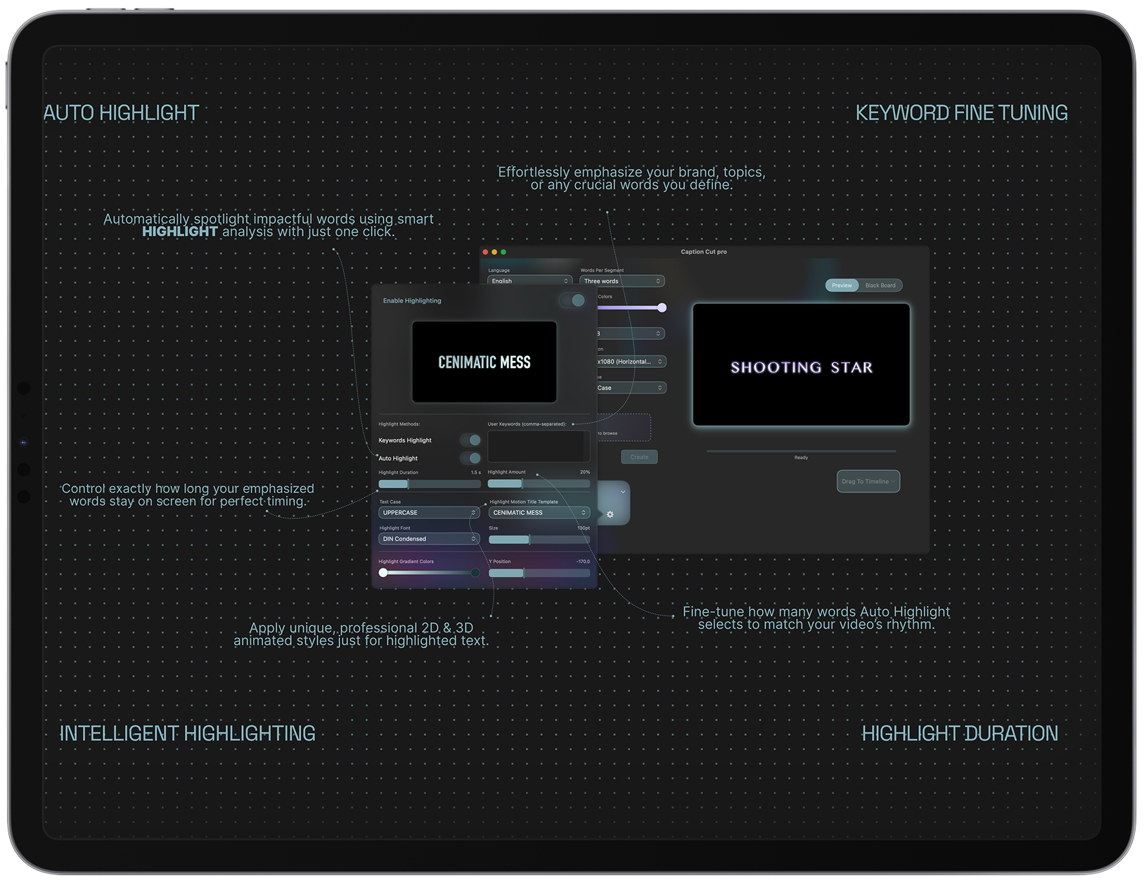 Intelligent Highlighting Features