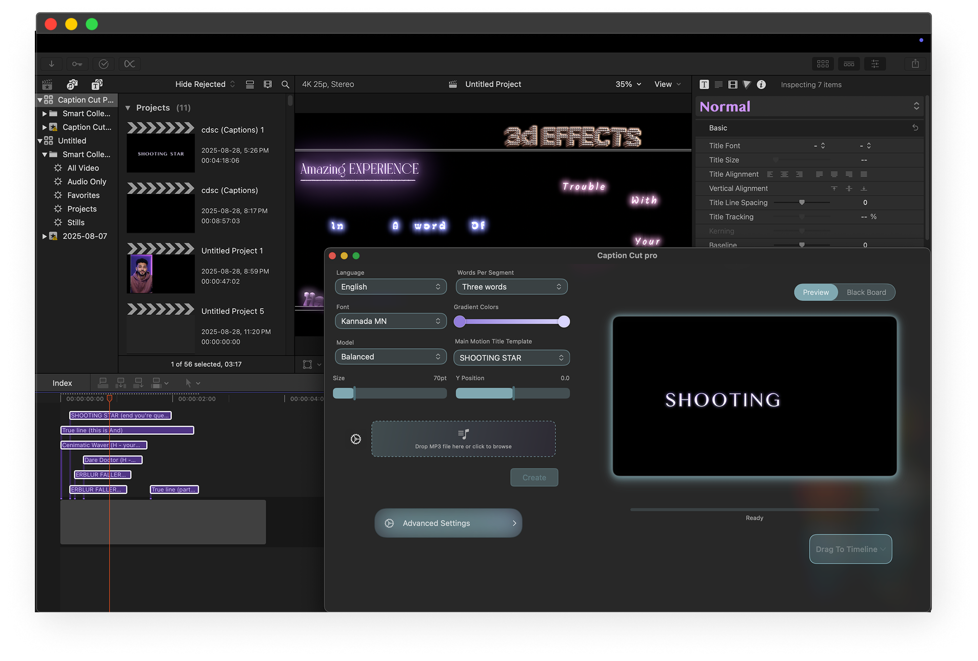 Final Cut Pro Integration